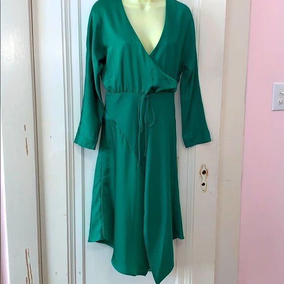 NWT Cushnie for Target green asymmetrical dress - Picture 1 of 12